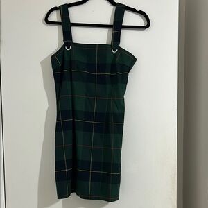 Plaid Green Dress